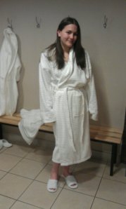 Me ready for the spa